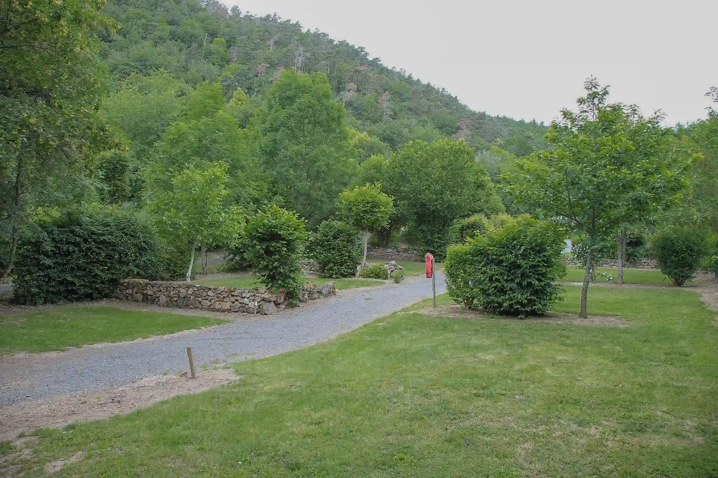 Emplacement au camping Vallé Verte