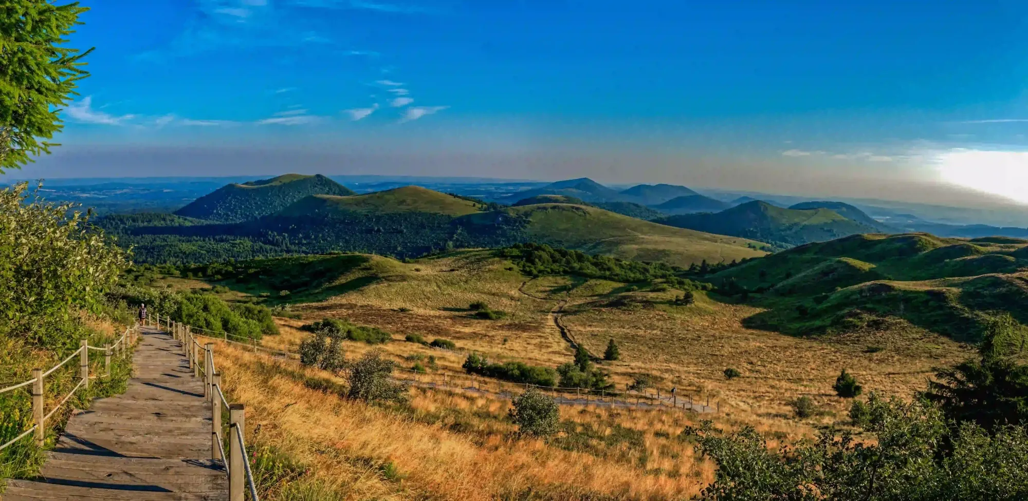 Chaine des Puys in Auvergne Rhone Alpes